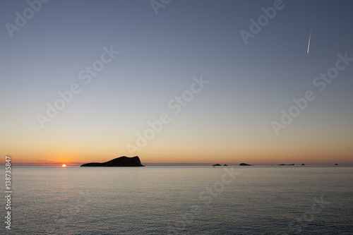 sunset in ibiza