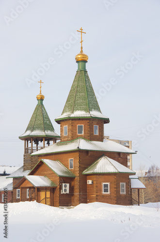 The temple in honor of the assumption of the blessed Virgin. Novosibirsk, Russia