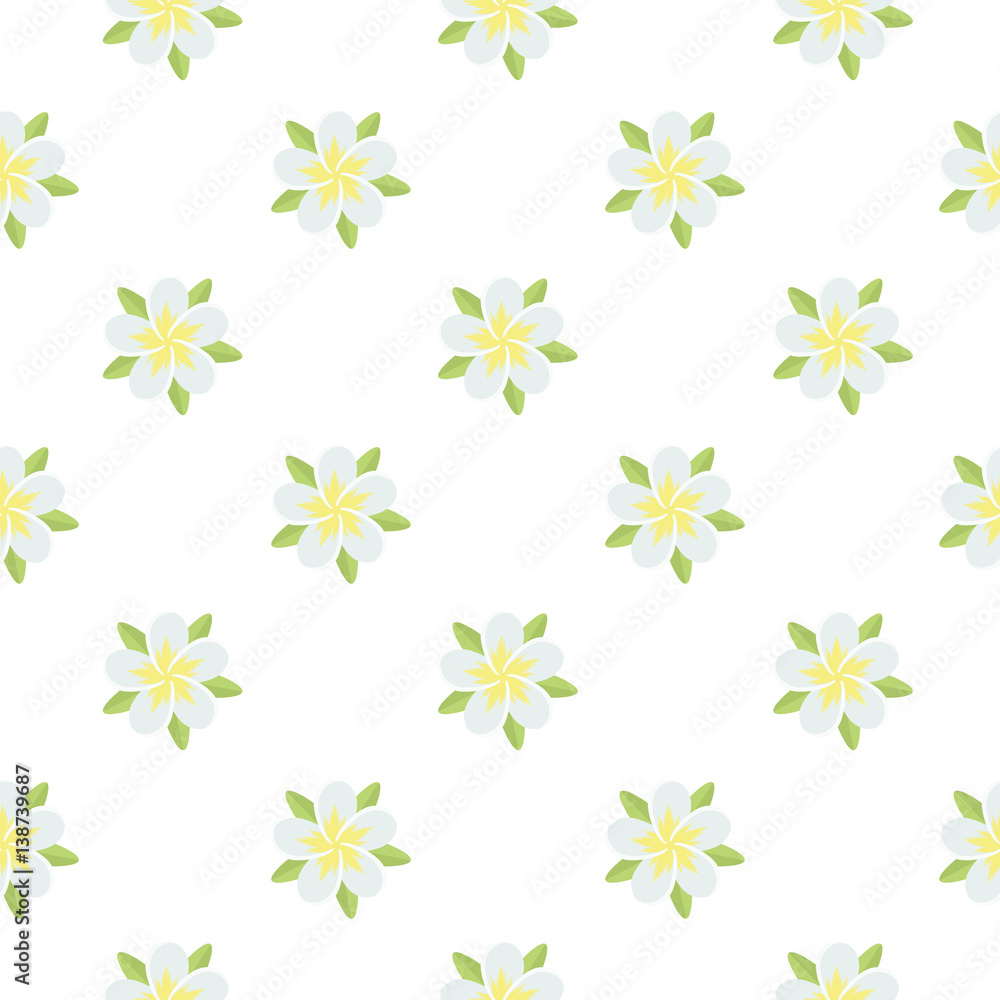 Tropical flower. Seamless pattern. Tropical flower. Seamless pattern.
