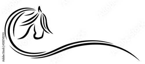 Logo horse. 