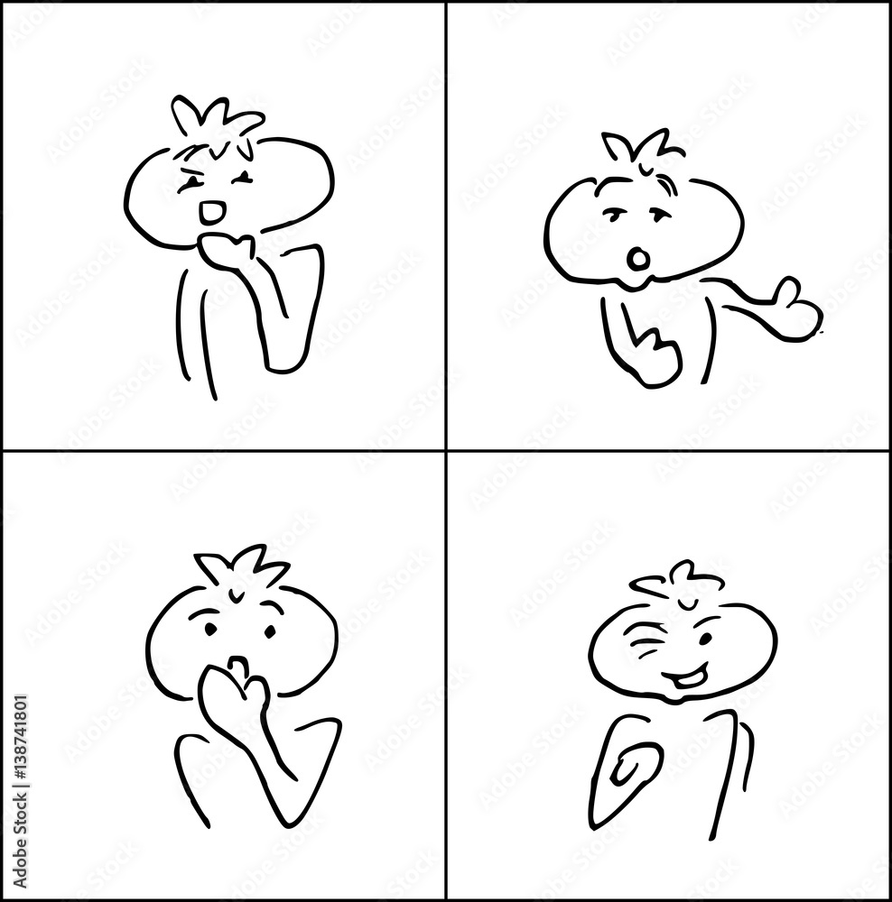 Concept emoties op gezicht Concept emoties op gezicht