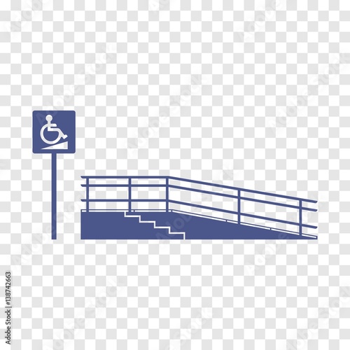 ramp for the disabled vector icon