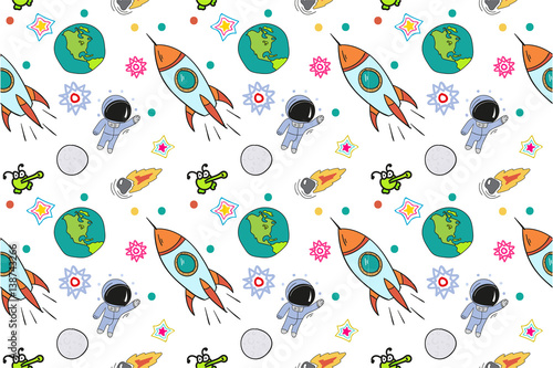 Pattern on the theme of space.