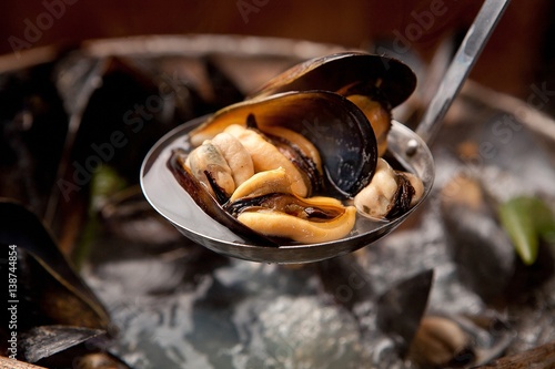 Honghap-tang. Mussel Soup. photo