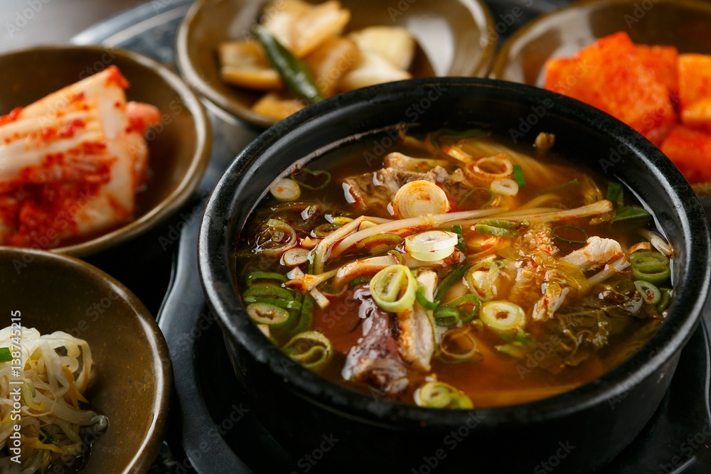 ttaro gukbap. Korean style Rice and Soup.