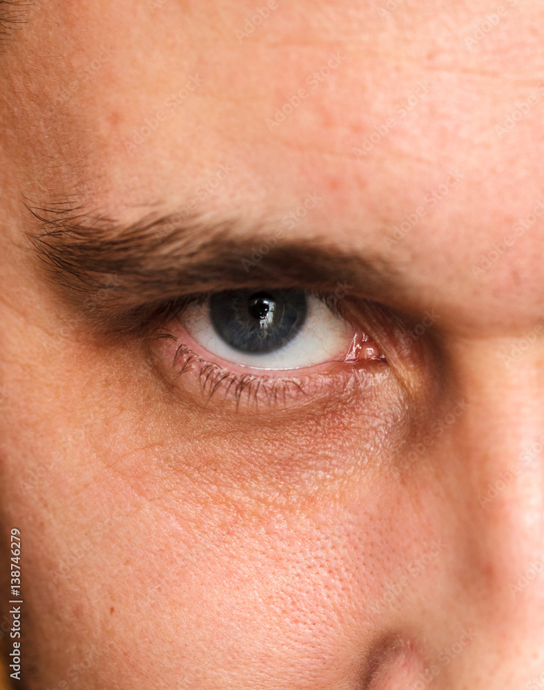 Fototapeta premium evil male eye