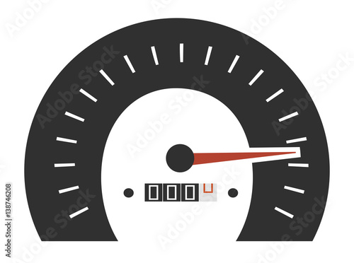 Vector design of speedometer gauges 