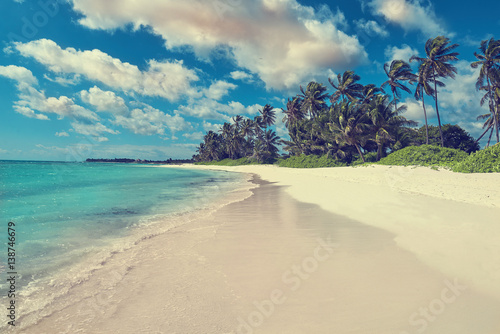 Fototapeta Naklejka Na Ścianę i Meble -  magnificent beach in Punta Cana Dominican Republic