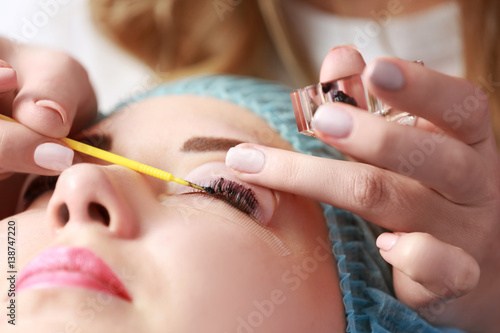 Woman on cosmetic procedure...