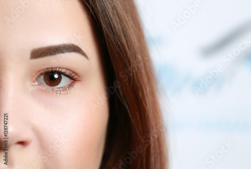 Woman after cosmetological ...