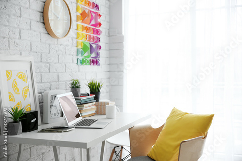 Modern interior of designer...