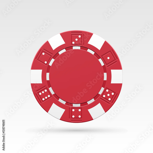 Red casino chips.