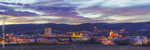 Eisenstadt Landeshauptstadt des Burgenland bei Sonnenuntergang photo