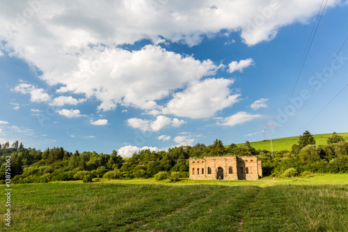 Frantiskova huta near the village Podbiel in the region Orava in Slovakia photo