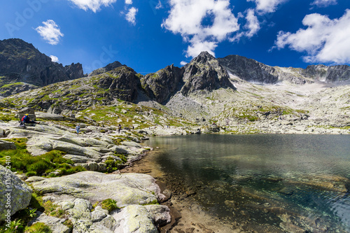 Mountain Lomnicky Stit in the High Tatras in Slovakia
