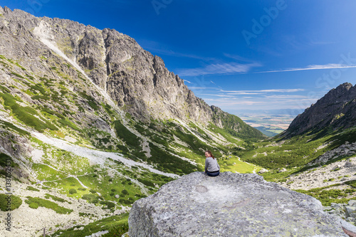 Nature along the hiking route to the Teryho Chata in the High Tatras