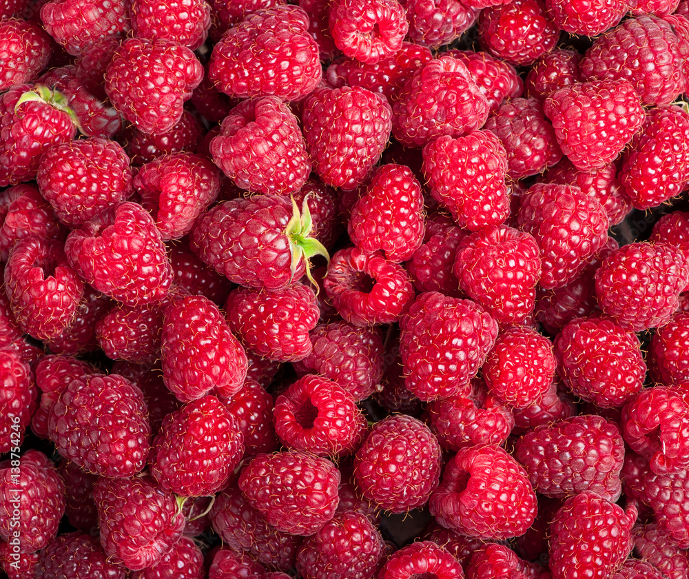 Many sweet fresh raspberry fruit Many sweet fresh raspberry fruit