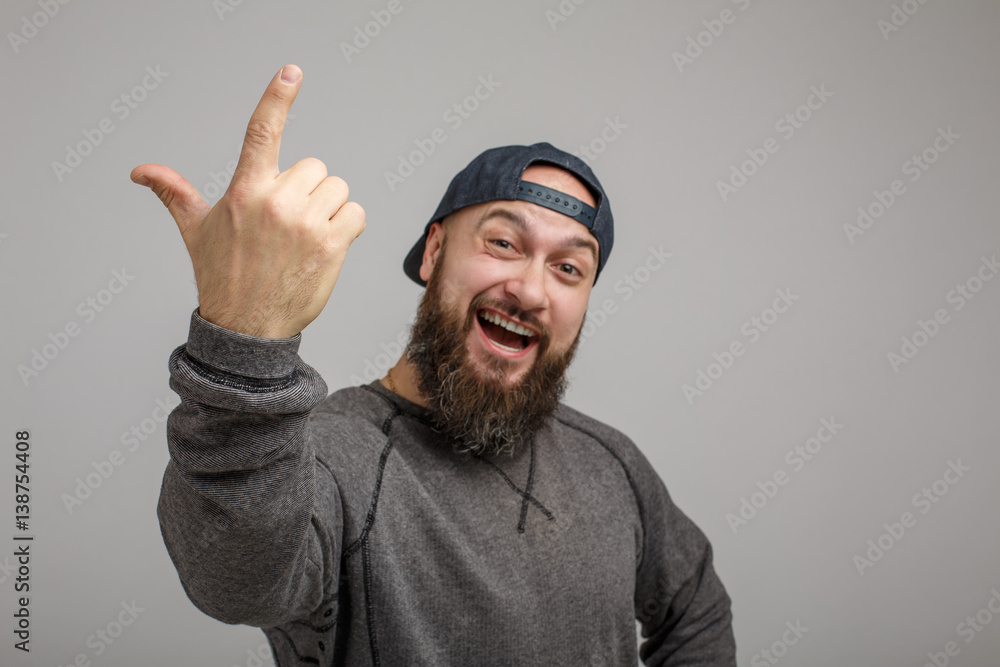 Fototapeta premium man with a beard