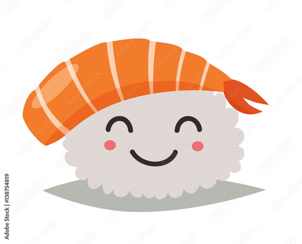 Sushi Emoji-Vektorsatz. Emoji Sushi Mit Gesichtikonen. Lustige Aufkleber  Der Sushi-Rolle. Essen, Cartoon-Stil. Vektorillustration Lokalisiert Auf  Weißem Hintergrund Lizenzfrei nutzbare SVG, Vektorgrafiken, Clip Arts,  Illustrationen. Image 71669602.