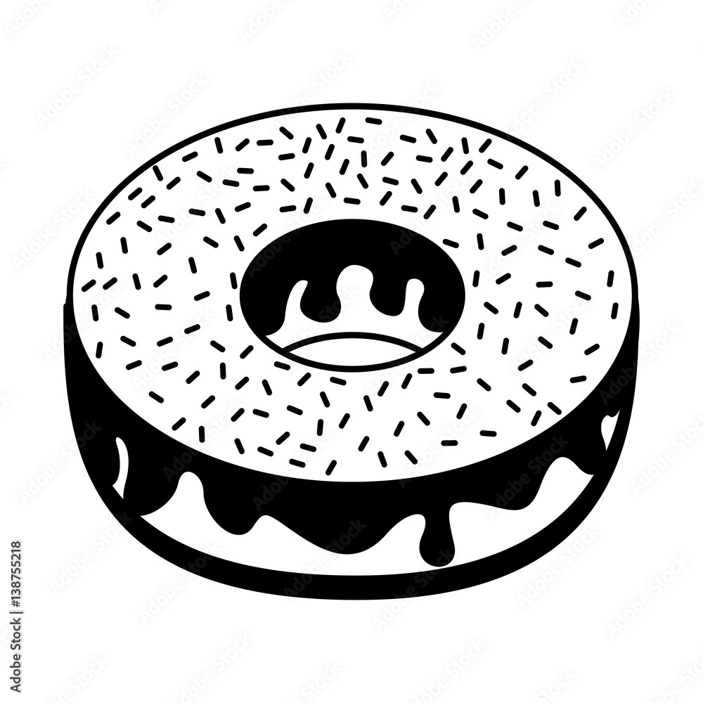 delicious donut bakery product vector illustration design delicious donut bakery product vector illustration design