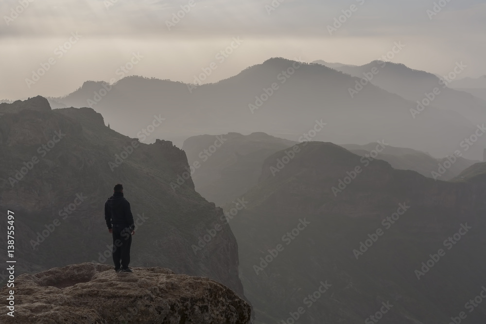Obraz premium Gran Canaria, Roque Nublo