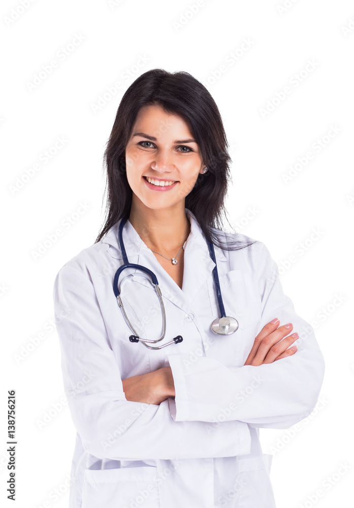 Young, beautiful, friendly, smiling and skilled woman doctor. Young, beautiful, friendly, smiling and skilled woman doctor.