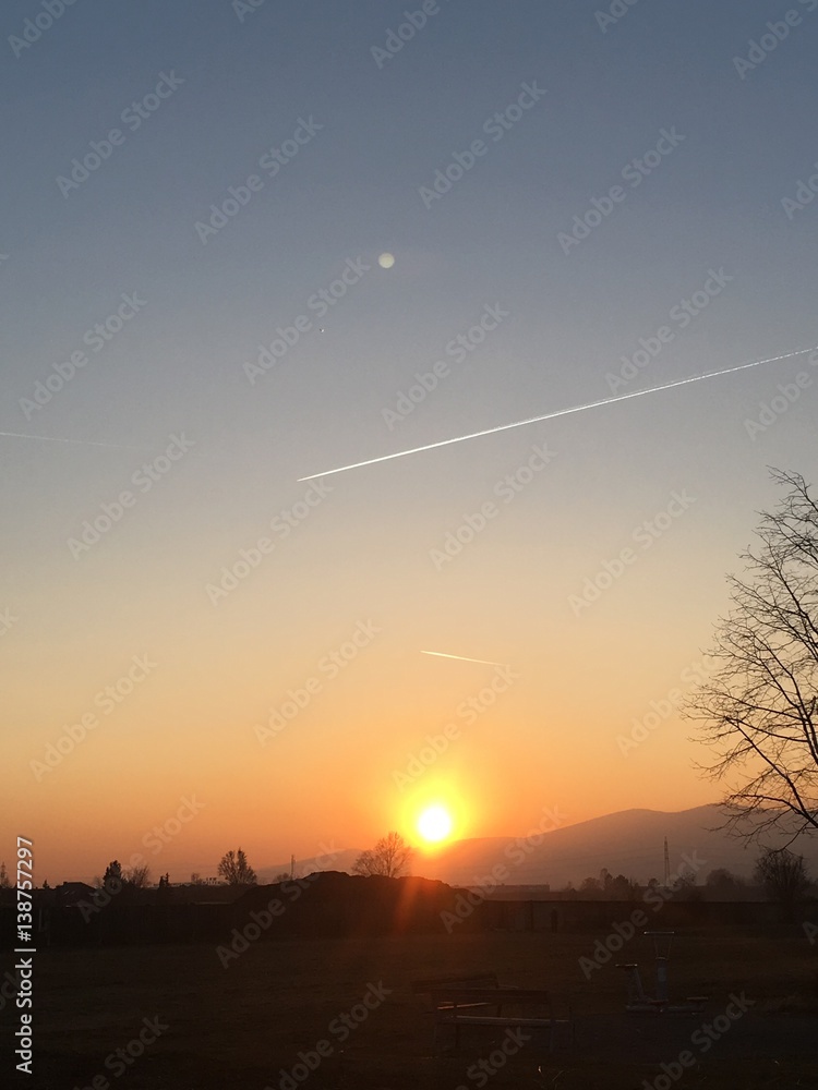 Fototapeta premium Sonnenuntergang