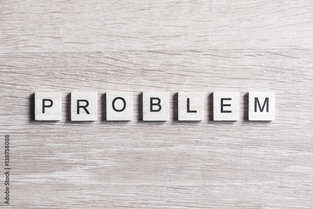 Fototapeta premium Business problem concept