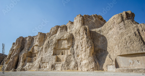 Naqsh-e Rustam necropolis by Perseopolis in Iran photo