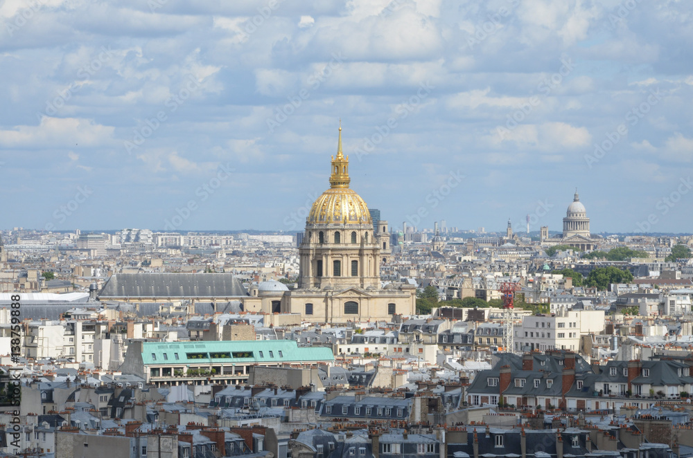 Naklejka premium paris skyline