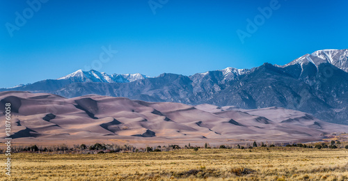 Great Sand Dunes National Park and Preserve is a United States National Park located in the San Luis Valley, in the easternmost parts of Alamosa County and Saguache County, Colorado, United States photo
