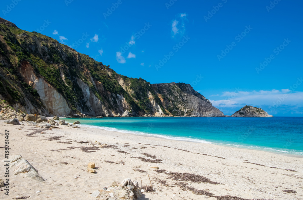 Beach landscape in Greece