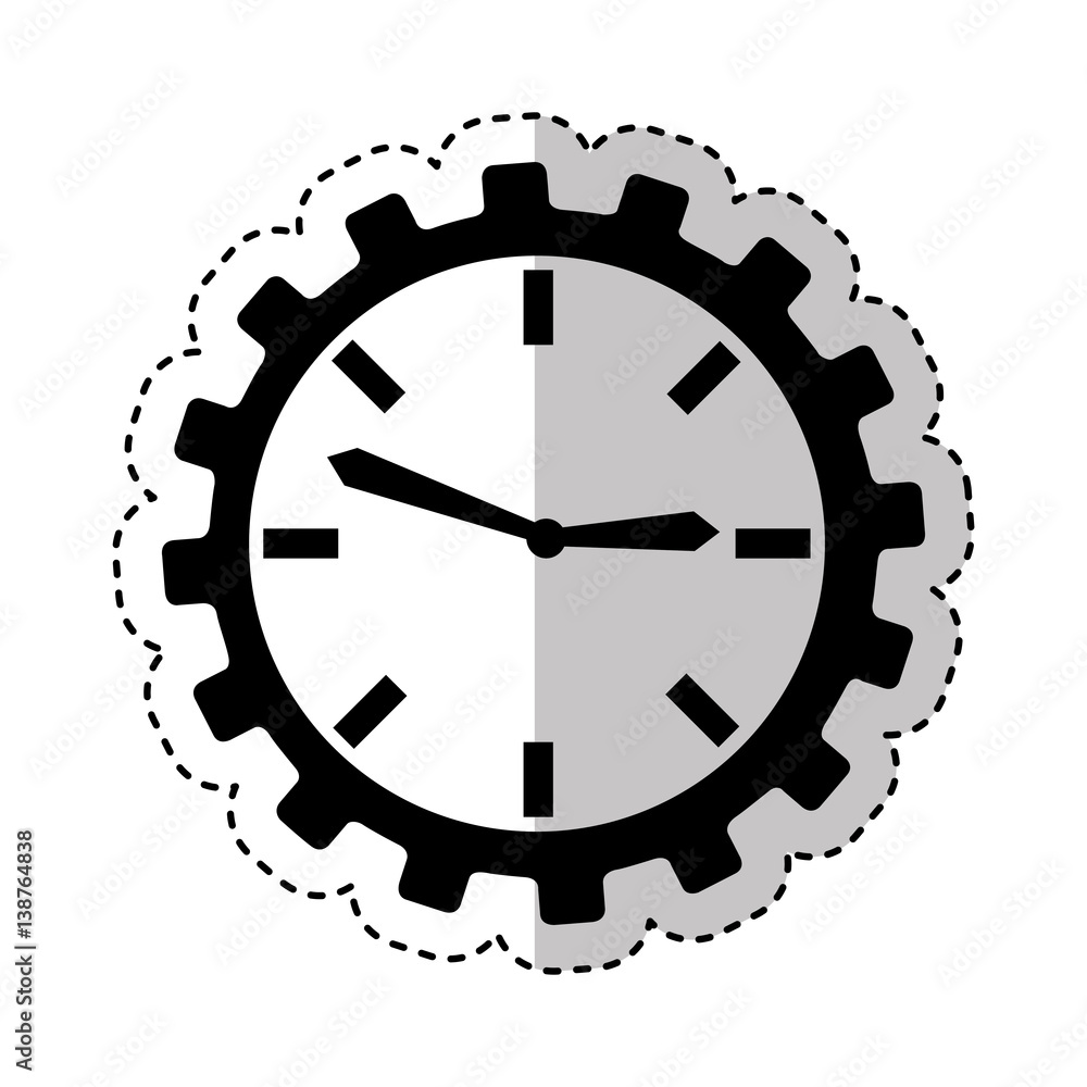 time clock isolated icon vector illustration design time clock isolated icon vector illustration design