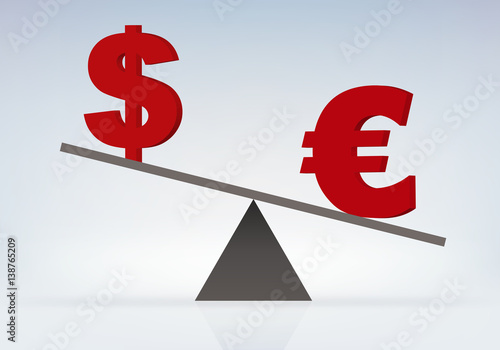 équilibre - Dollar Euro - inégalité