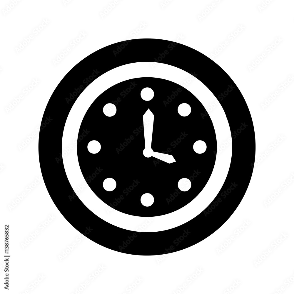 time clock isolated icon vector illustration design time clock isolated icon vector illustration design