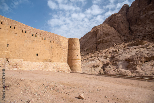 Saint Catherine's Monastery lies on the Sinai Peninsula