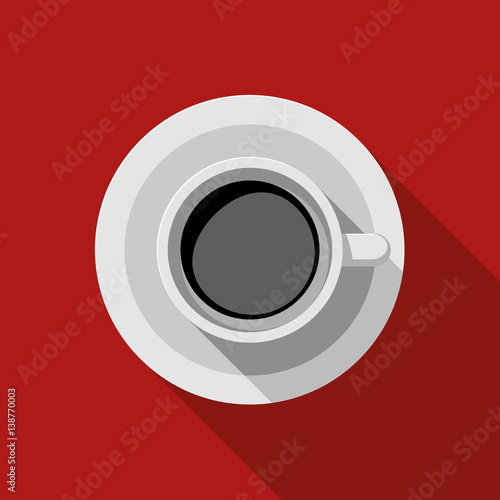 Flat Design Vector Illustration Of Espresso