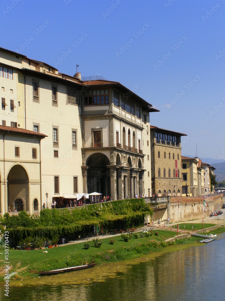 Obraz premium Florencja i rzeka Arno