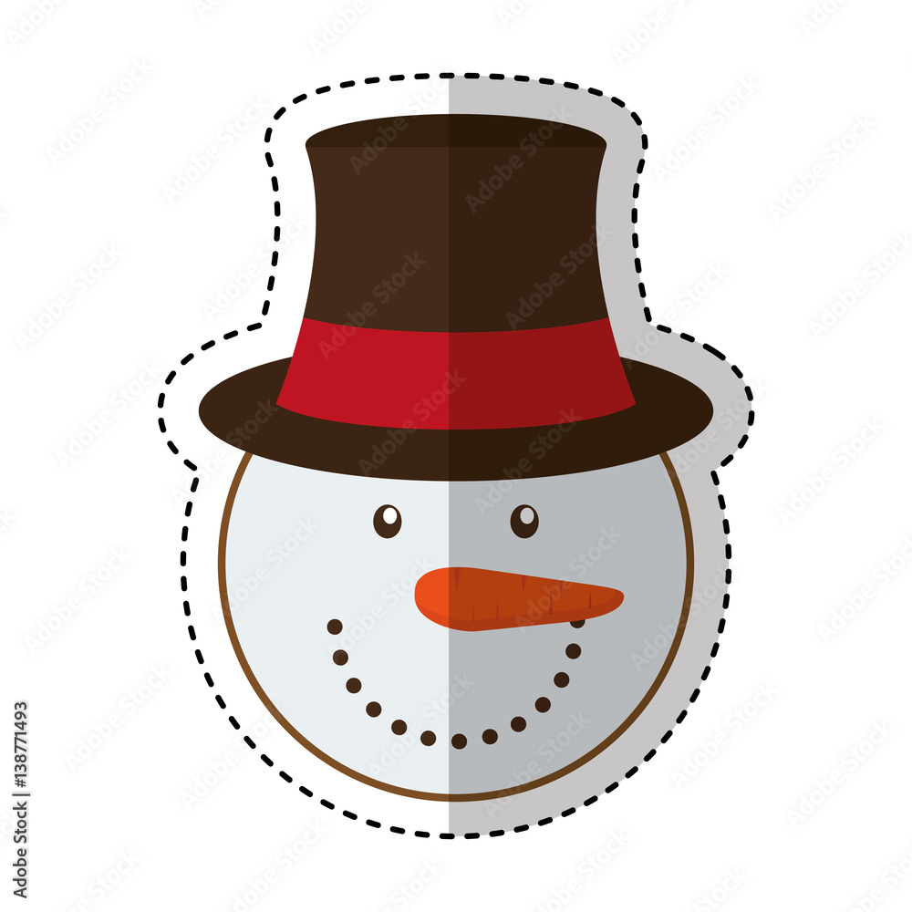 snowman character isolated icon vector illustration design snowman character isolated icon vector illustration design
