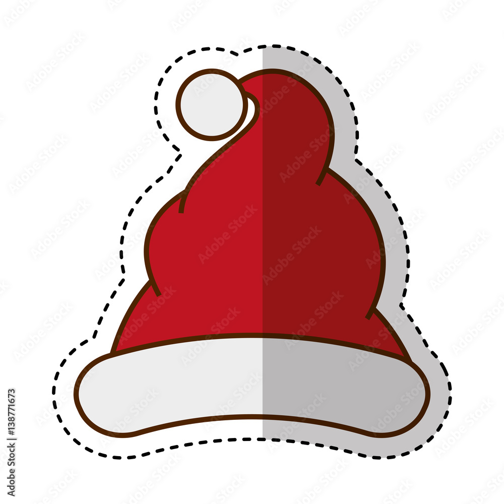santa claus hat icon vector illustration design santa claus hat icon vector illustration design