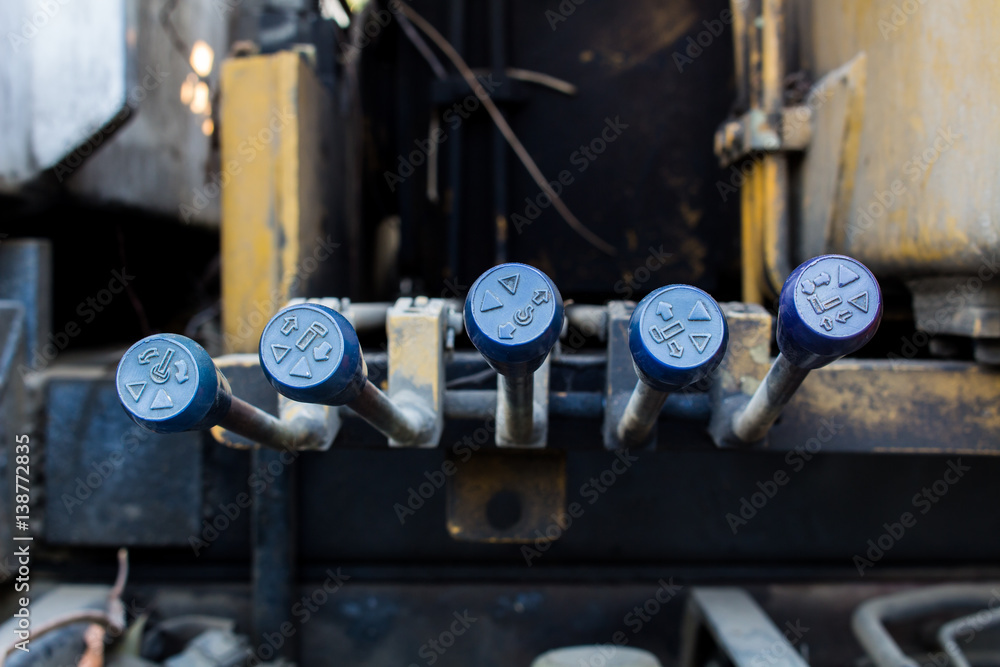 control crane, The Lever hydraulic control crane control crane, The Lever hydraulic control crane