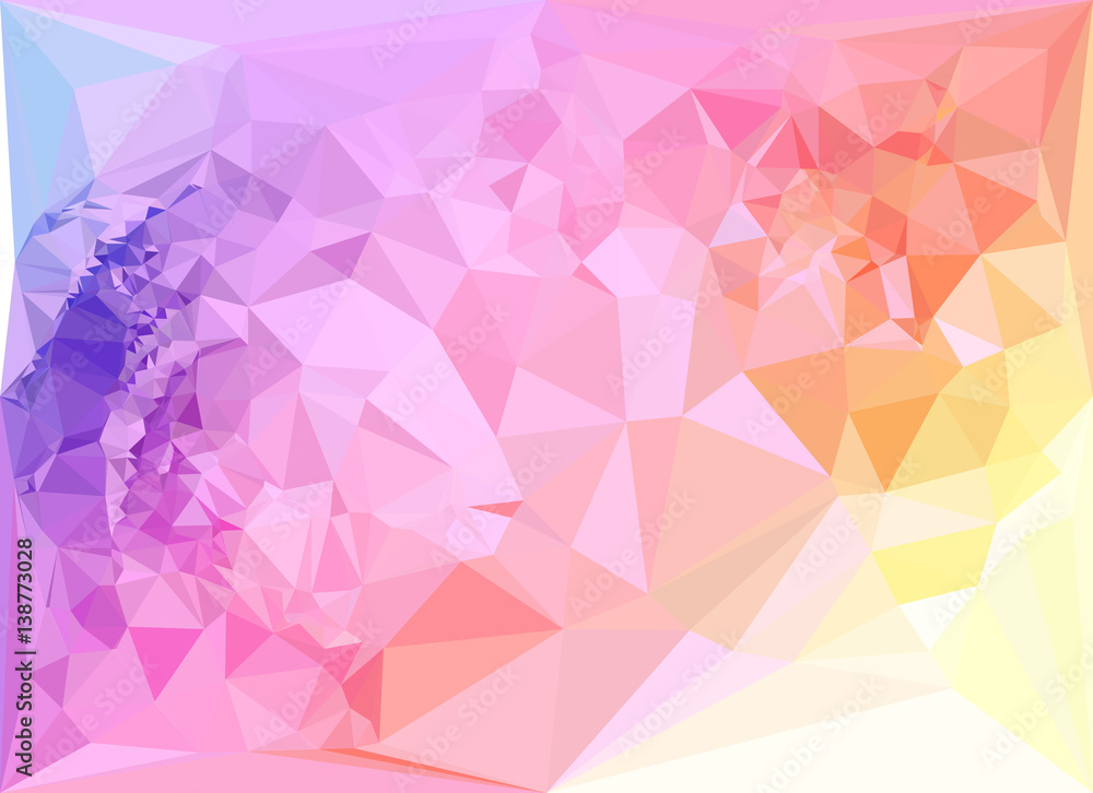 Obraz premium Abstract multicolor mosaic backdrop. Vector clip art.