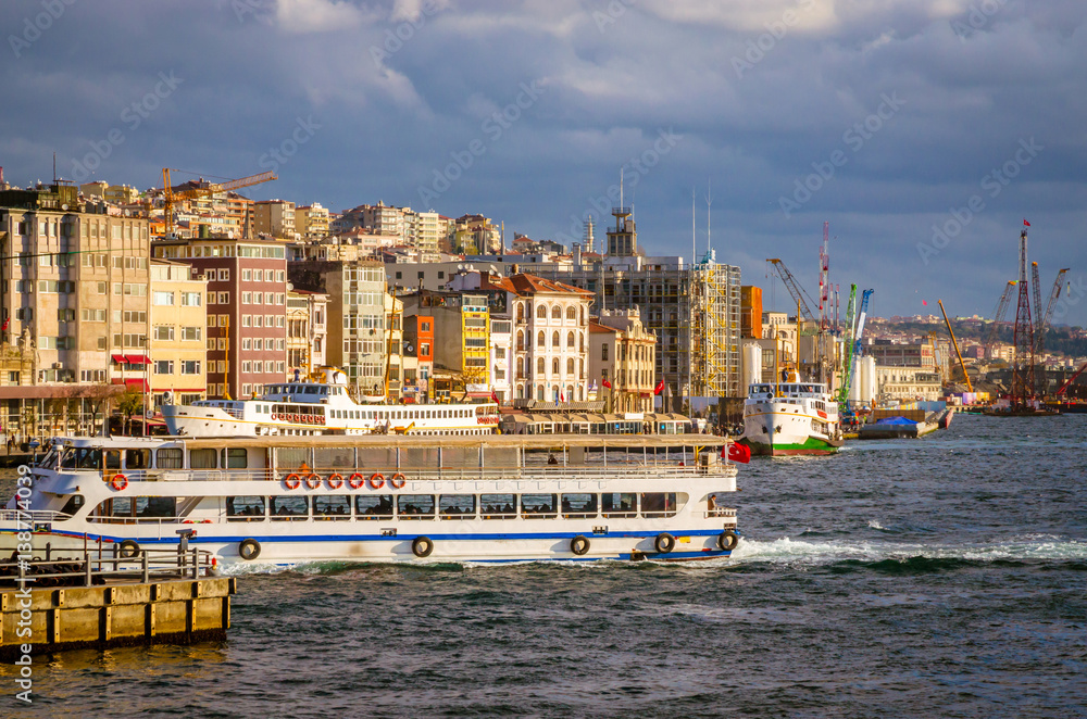 Panoramic view of Istanbul, Turkey