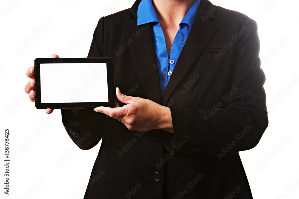 Business Woman Tablet Business Woman Tablet