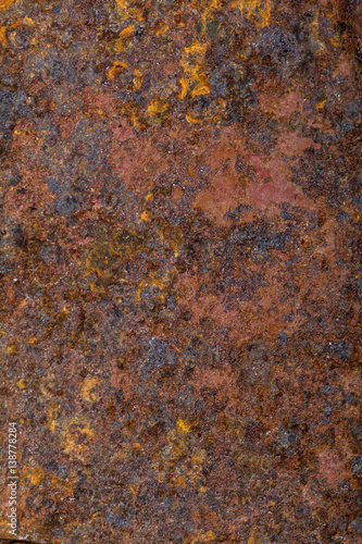 Close up of rusty metal