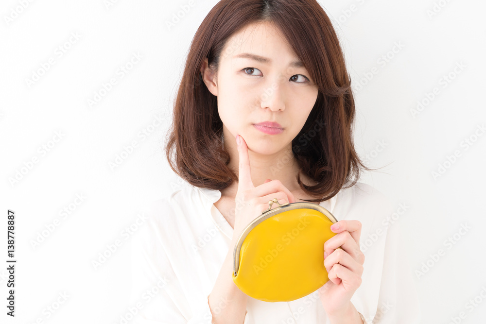 悩む・お金・女性