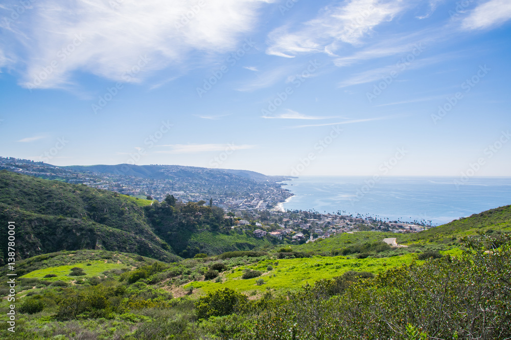 View of Laguna Beach, Southern California View of Laguna Beach, Southern California