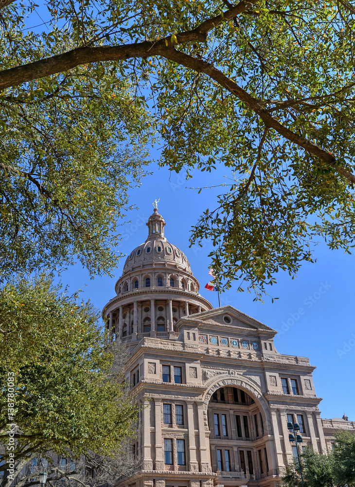 Fototapeta premium Texas State Capitol in Austin, TX