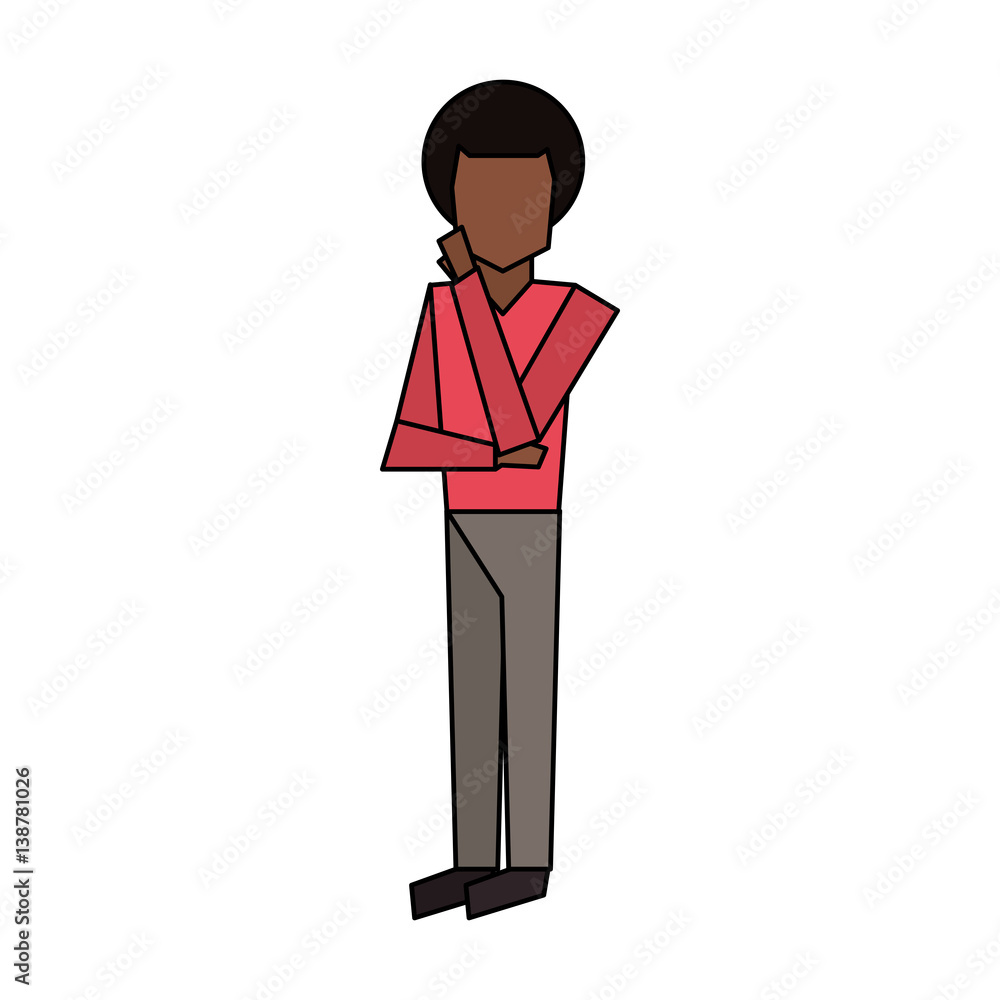 abstract faceless man icon image vector illustration design abstract faceless man icon image vector illustration design