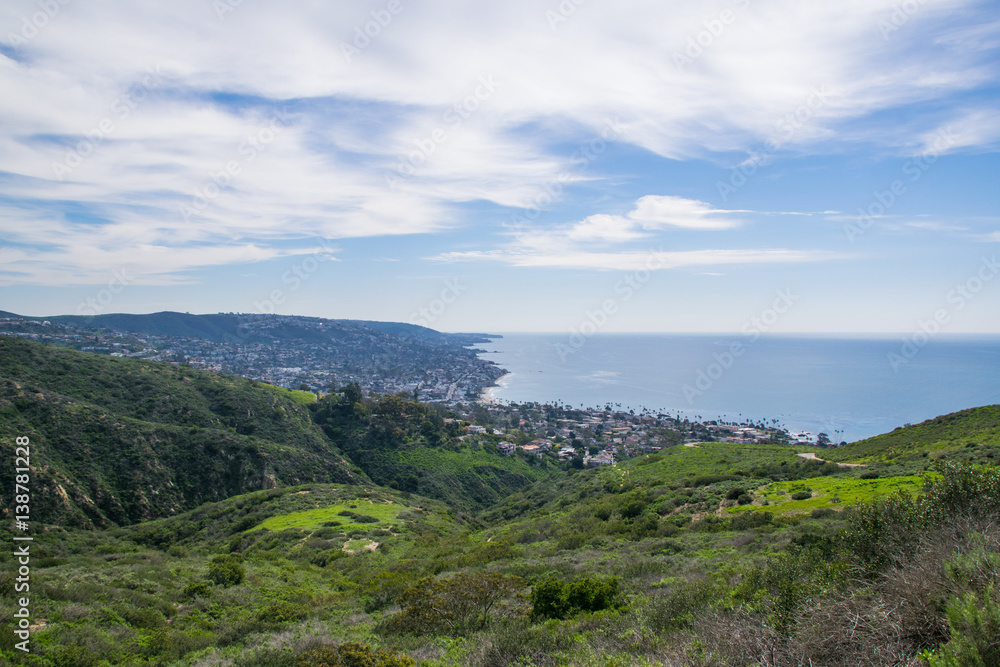 View of Laguna Beach, Southern California View of Laguna Beach, Southern California